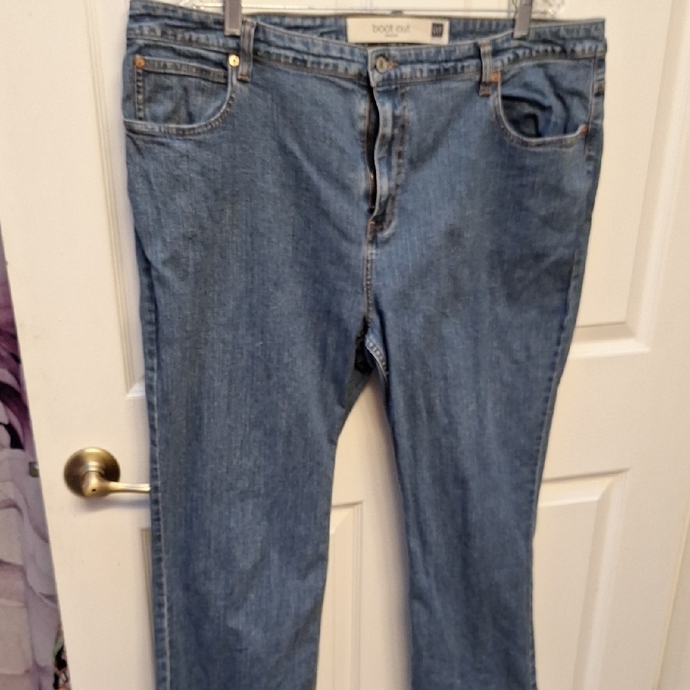 q Gap Bootcut Women's Blue Jeans Size 18  See Note